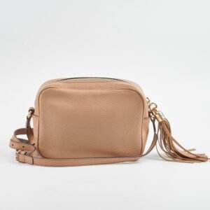Gucci Soho Disco Beige Crossbody Bag | AlmaBagz