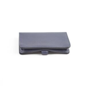 Hermes Dogon Card Holder Evercolor 27 Blue Nuit 2021 | AlmaBagz