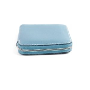 Hermes Silk'In Compact Wallet Bleu Jean 2024 | AlmaBagz