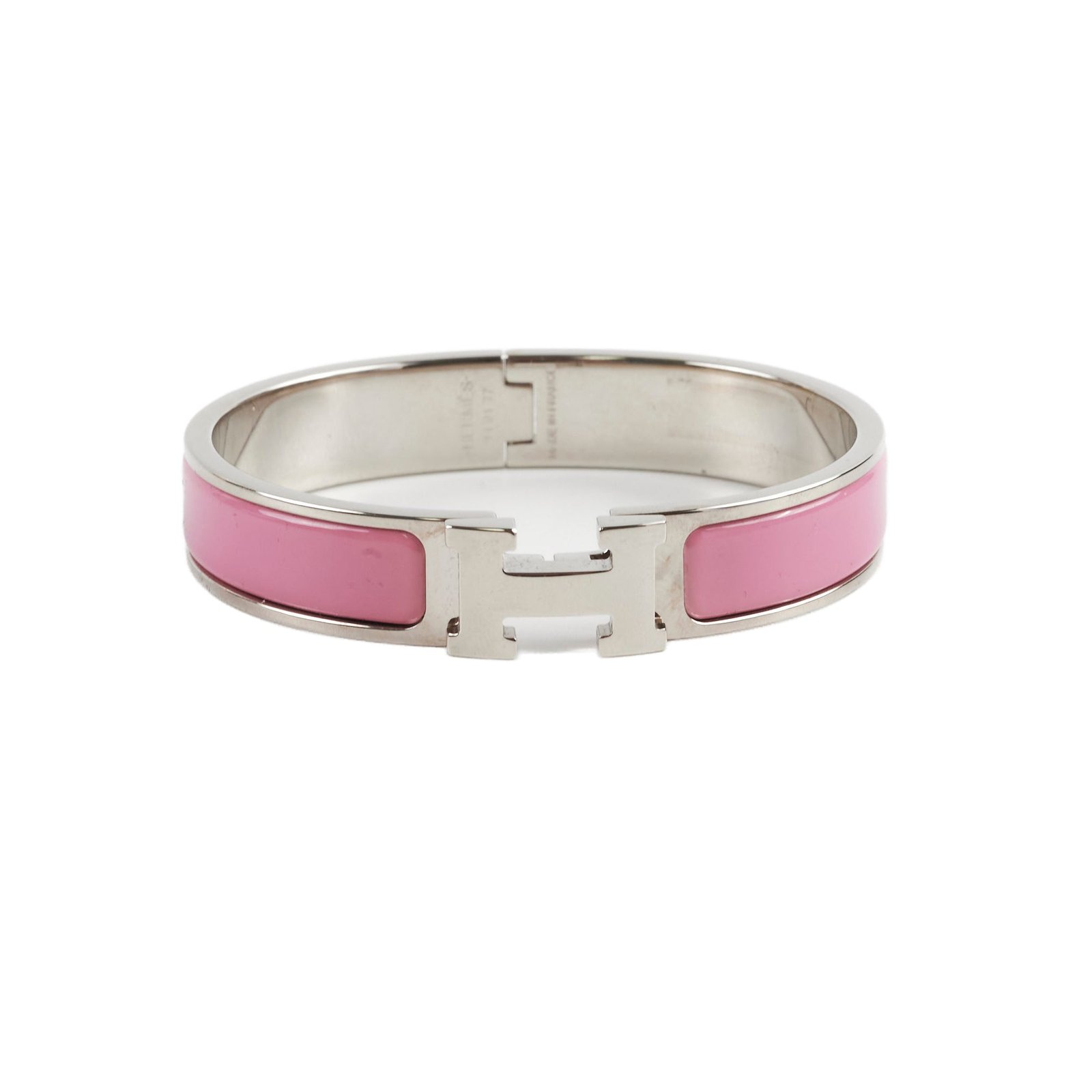 Hermes Clic H Bracelet GM Pink | AlmaBagz