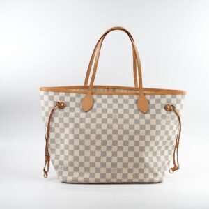 Louis Vuitton Neverfull MM Damier Azur | AlmaBagz
