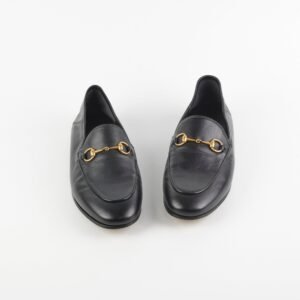 Gucci Size 39.5 Black Loafers | AlmaBagz
