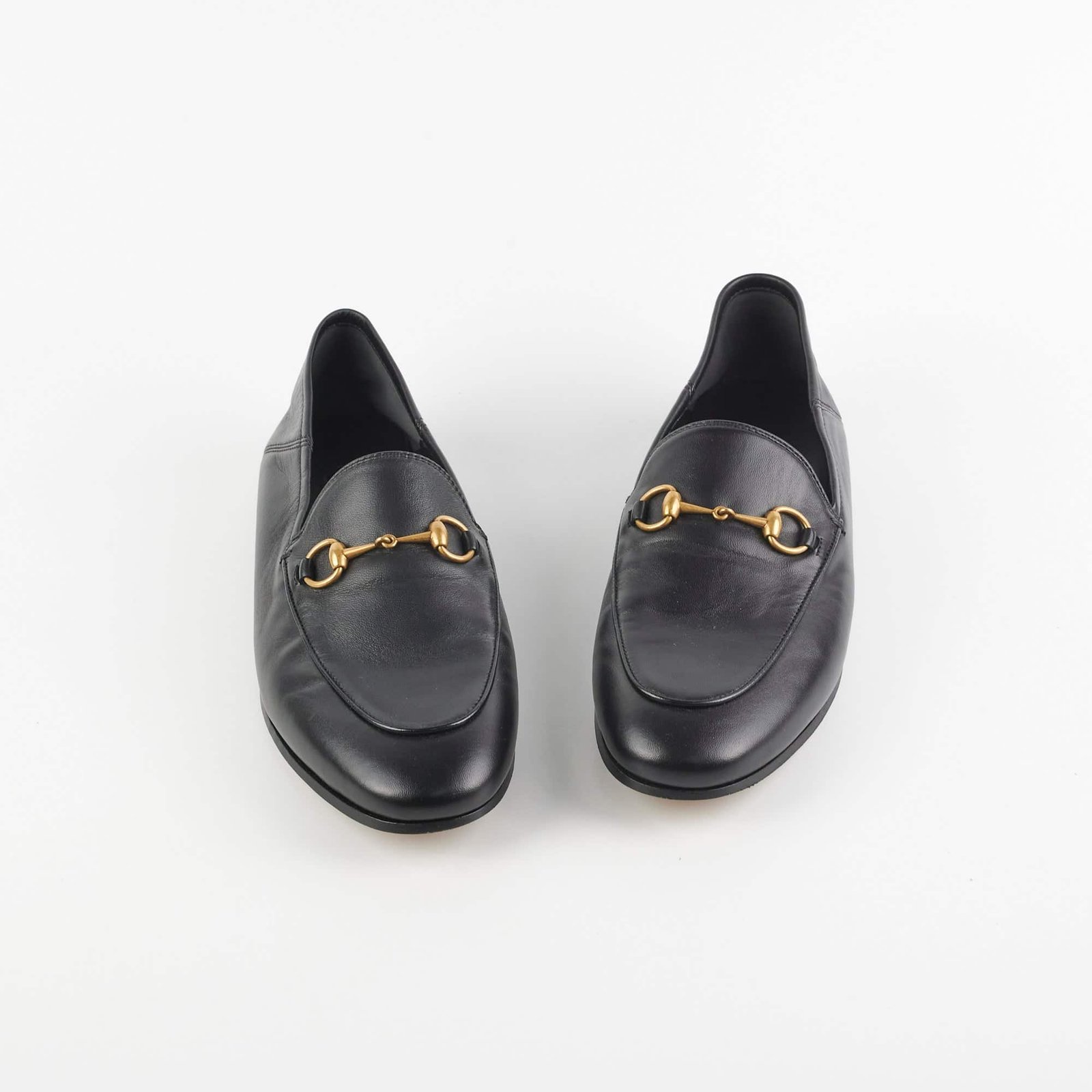 Gucci Size 39.5 Black Loafers | AlmaBagz