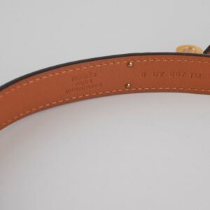 Hermes Kelly 18 Blanc Belt | AlmaBagz