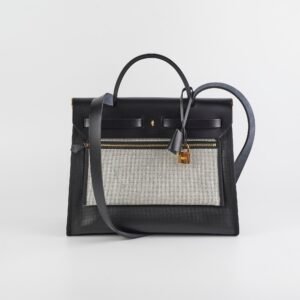 Hermes Herbag 31 Black - Stamp B | AlmaBagz