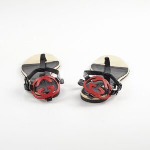 Gucci Vernice Soft GG Sandal 38 | AlmaBagz