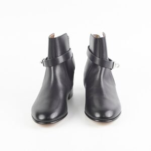 Hermes Kelly Size 35.5 Black Boots | AlmaBagz