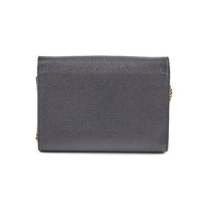 Gucci Marmont Black Leather Wallet On Chain WOC | AlmaBagz