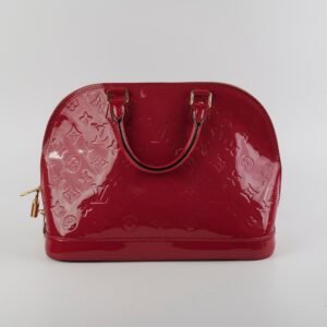 Louis Vuitton Alma Vernis Patent Pink | AlmaBagz