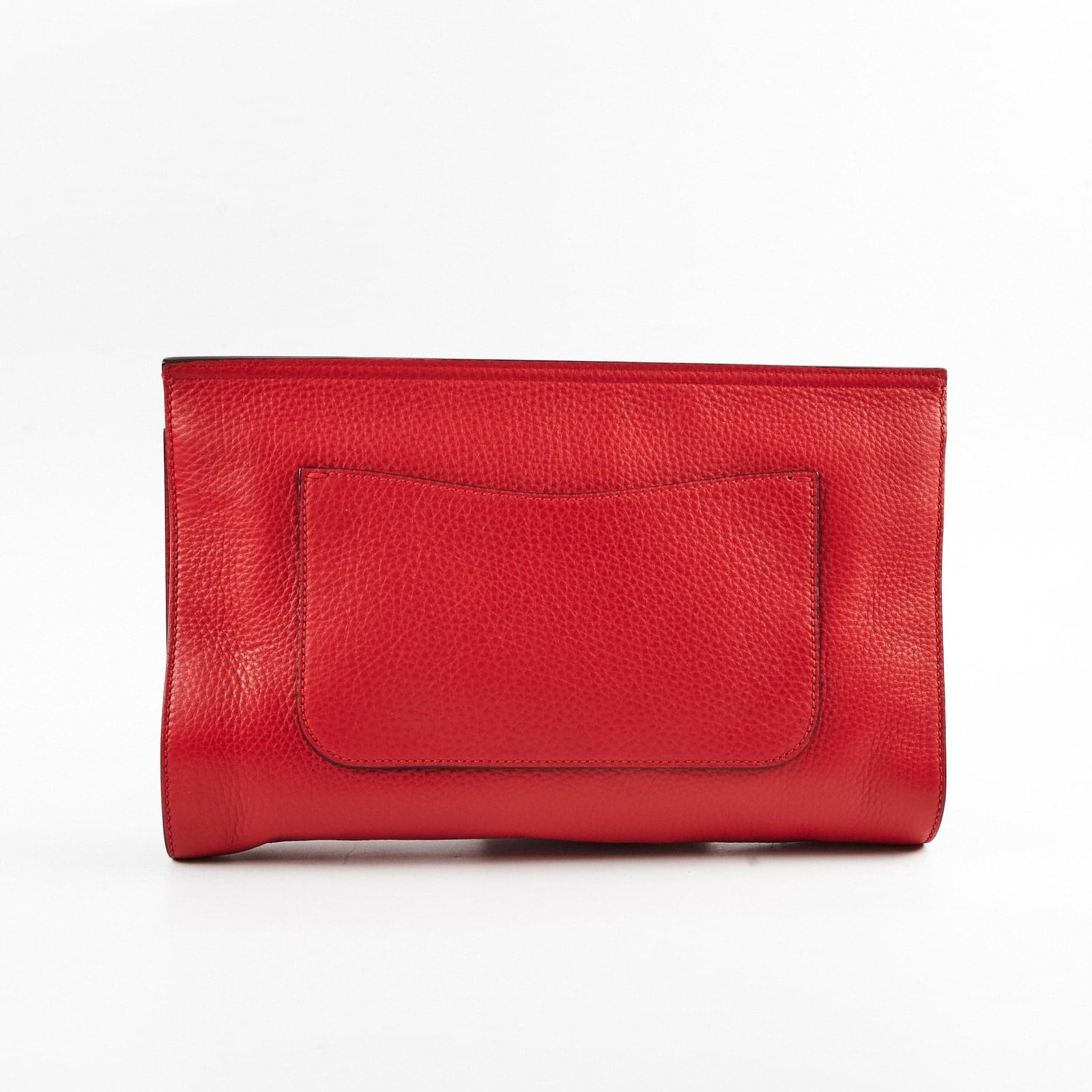 Gucci Bamboo Large Clutch Red | AlmaBagz