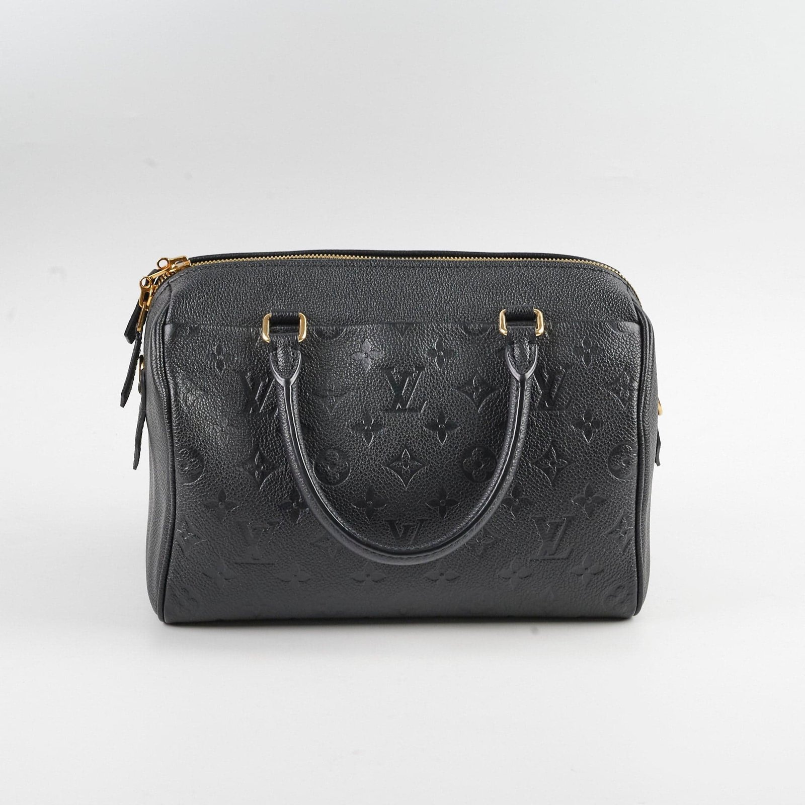 Louis Vuitton Speedy 25 Monogram Empreinte Leather Black | AlmaBagz