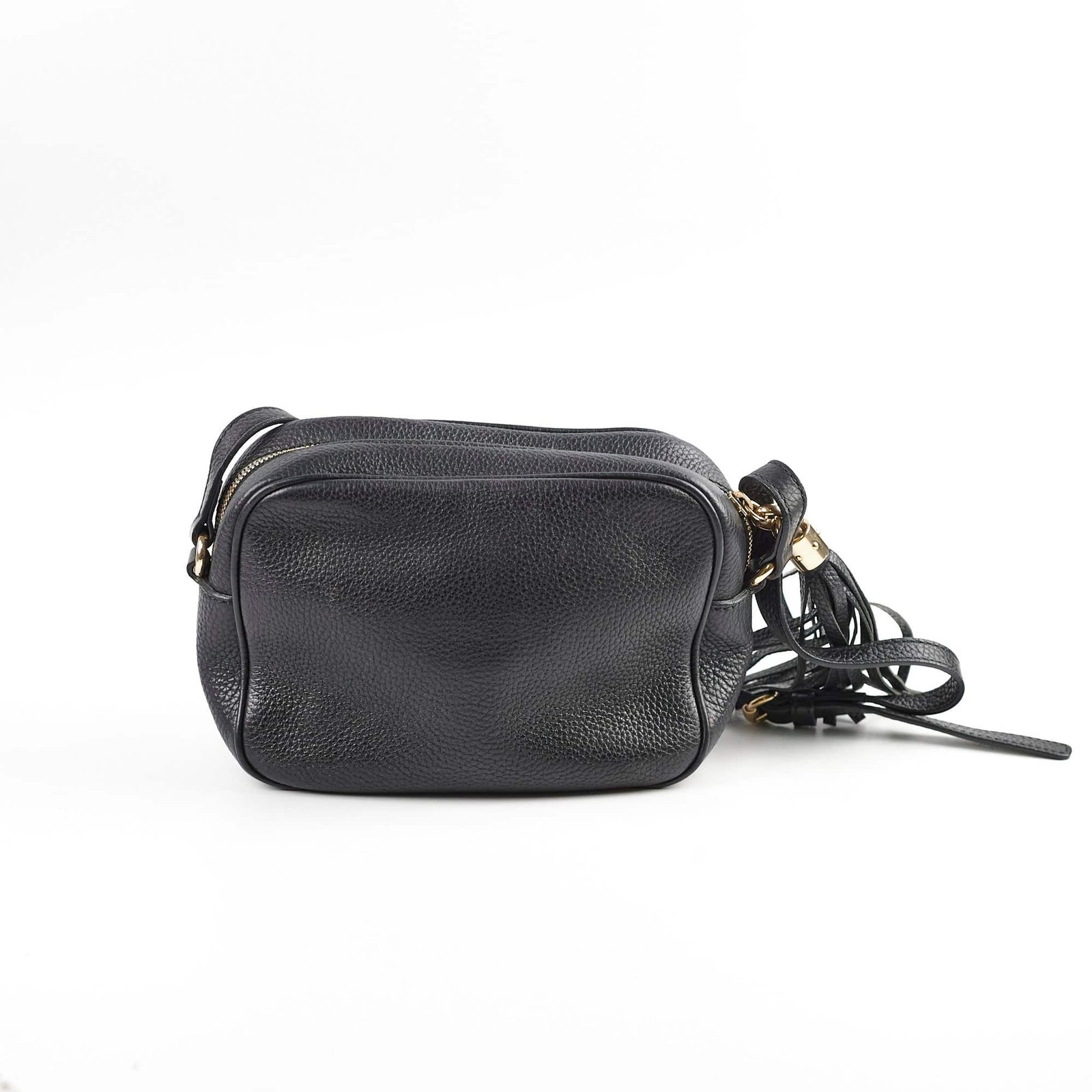 Gucci Soho Disco Black Crossbody | AlmaBagz