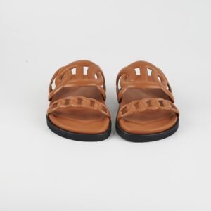 Hermes Extra Gold Sandals Size 34 | AlmaBagz