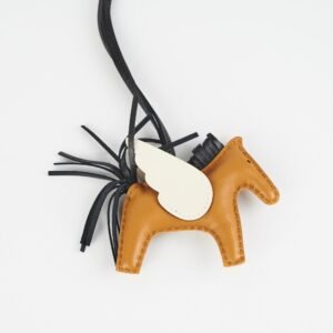 Hermes Rodeo Pegase Charm Sesame/Nata/Noir | AlmaBagz