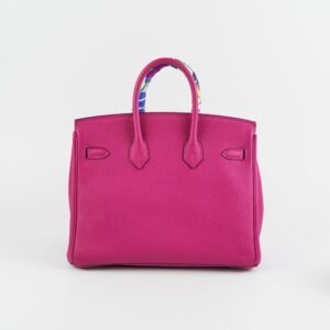 ITEM 35 - Hermes Birkin 25 Togo Rose Poupre - D Stamp | AlmaBagz