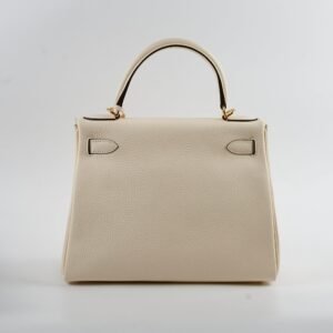 Hermes Kelly 28 Nata - Stamp U | AlmaBagz