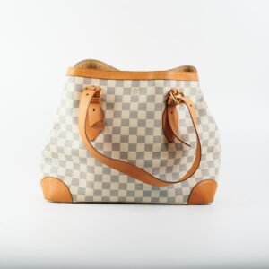 Louis Vuitton Hampstead MM Damier Azur Tote Bag | AlmaBagz