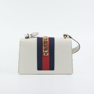 Gucci Sylvia White Shoulder Bag | AlmaBagz