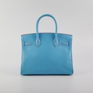 Hermes Birkin 30 Epsom Bleu du Nord - O Square 2011 | AlmaBagz