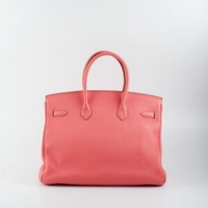 Hermes Birkin 35 Rose Lipstick Togo - Q Square Stamp 2013 | AlmaBagz
