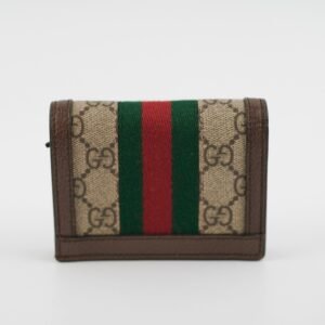 Gucci Ophdia Card Case Wallet GG Supreme | AlmaBagz