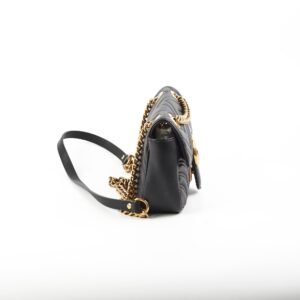 Gucci Marmont Mini Black Shoulder Bag | AlmaBagz