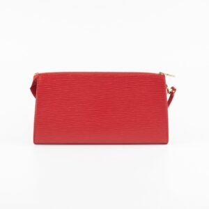 Louis Vuitton Red Epi Pochette | AlmaBagz