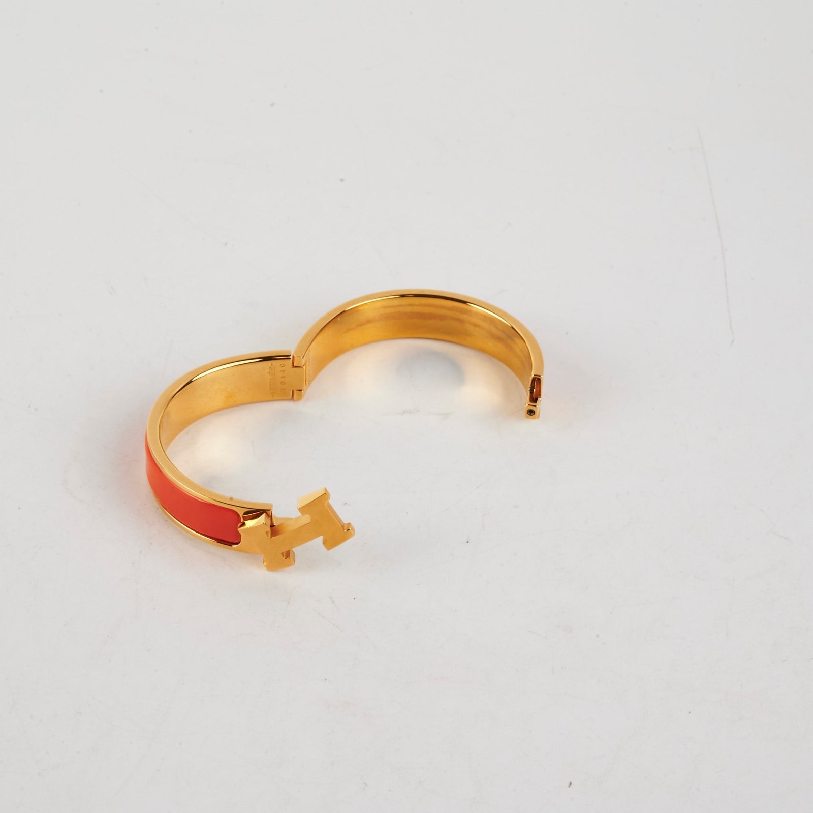 Hermes Clic H Bracelet Orange PM | AlmaBagz