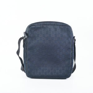 Gucci Men Messenger Canvas Black | AlmaBagz