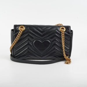 Gucci Small Marmont Black | AlmaBagz