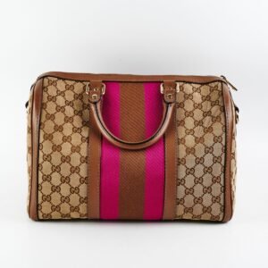 Gucci Boston Monogram Logo Bag | AlmaBagz