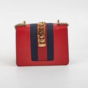 Gucci Sylvie Red Mini | AlmaBagz