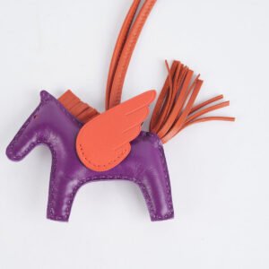 Hermes Rodeo Pegase PM Violet / Capucine / Cornaline | AlmaBagz