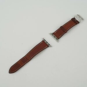 Hermes Fauve Barenia Apple Watch Strap 40mm (Y stamp) | AlmaBagz