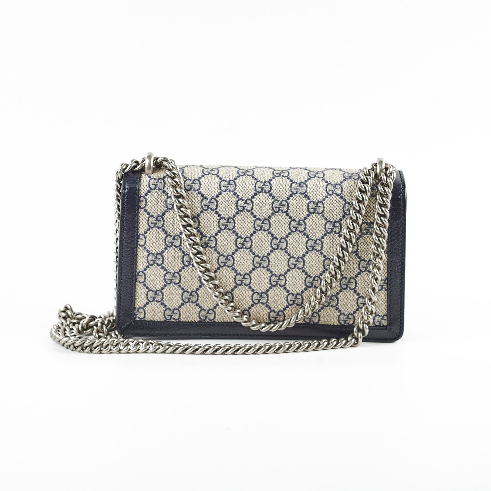 Gucci Dionysus Small Monogram Navy | AlmaBagz