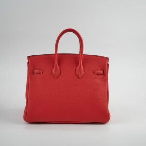 Hermes Birkin 25 Togo Rogue De Coeur - D Stamp | AlmaBagz