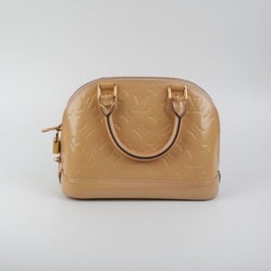 Louis Vuitton Alma BB Vernis Beige | AlmaBagz