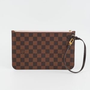 Louis Vuitton Neverfull MM Damier Ebene Pouch | AlmaBagz