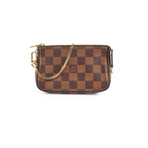 Louis Vuitton Mini Pochette Accessories Damier Ebene | AlmaBagz