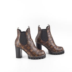 Louis Vuitton Monogram Boots Size 36.5 | AlmaBagz