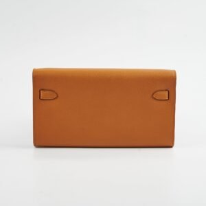 Hermes Kelly to Go B Stamp Caramel Evercolor | AlmaBagz