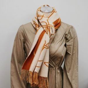 Hermes Cashmere Yellow Scarf | AlmaBagz