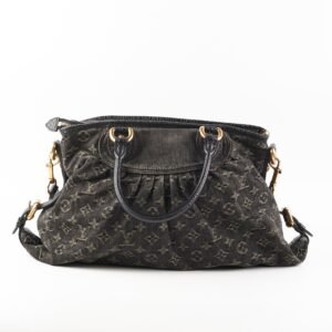 Louis Vuitton Denim Neo Cabby GM Bag Black Monogram | AlmaBagz