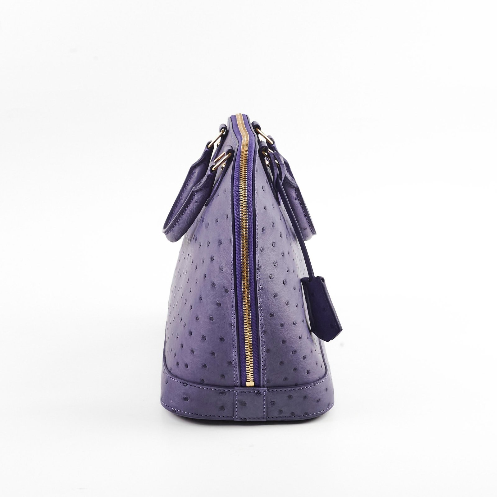 Louis Vuitton Ostrich Purple Alma PM | AlmaBagz - Image 2