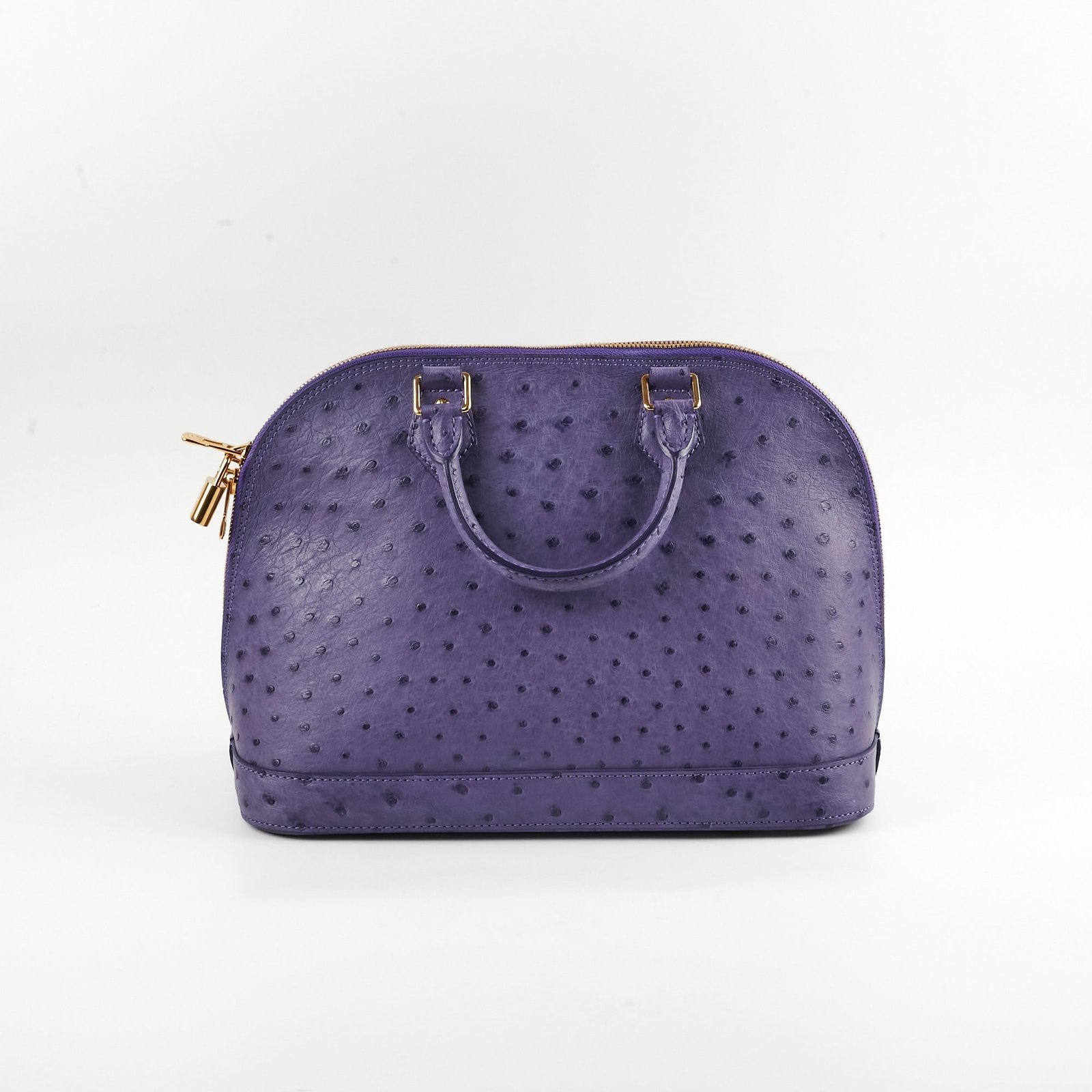 Louis Vuitton Ostrich Purple Alma PM | AlmaBagz