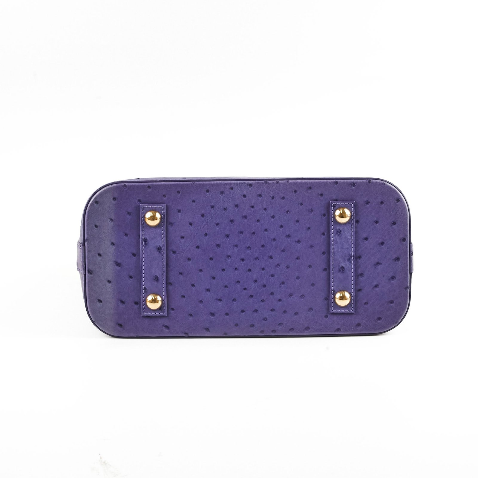 Louis Vuitton Ostrich Purple Alma PM | AlmaBagz - Image 3
