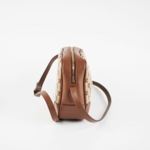 Gucci GG Canvas Bree Mini Camera Bag | AlmaBagz
