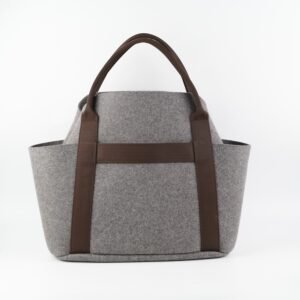 Hermes Grooming Bag Grey | AlmaBagz