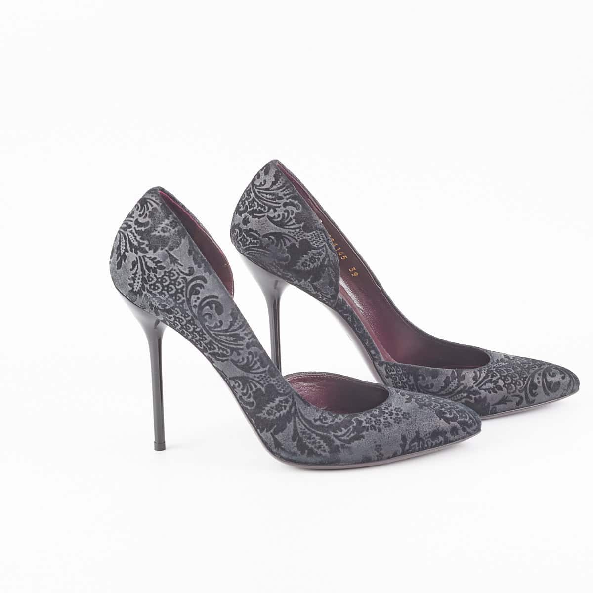 Gucci Suede Pineapple Small Nero Size 39 | AlmaBagz