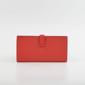 Hermes Bearn Red Wallet | AlmaBagz